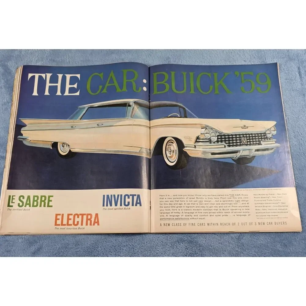 LOOK Magazine Oct 14 1958 Elizabeth Taylor Cover Vintage Ads Buick Salem